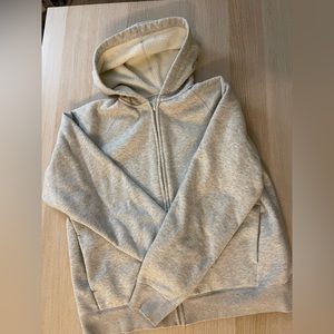 Uniqlo zip up fleece hoodie